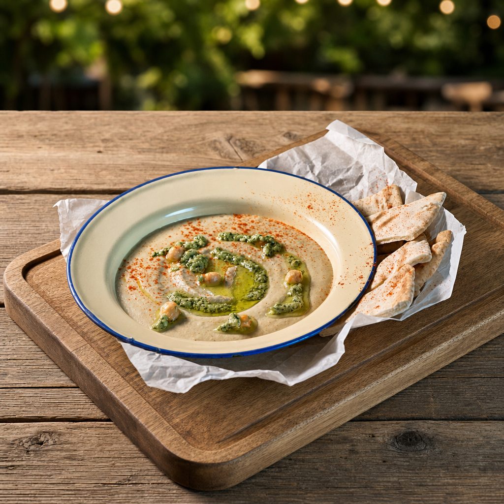 HUMMUS PLATTER.