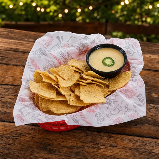 CHIPS & QUESO.
