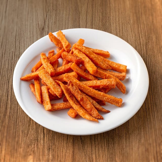 SWEET POTATO FRIES.