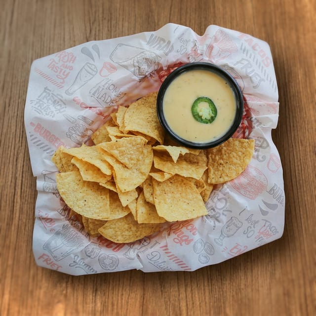 CHIPS & QUESO.