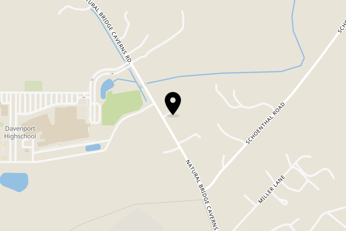 Map showing the location of Wraptitude on 23210 FM 3009 in San Antonio